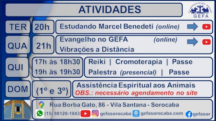 Atividades do GEFA Sorocaba